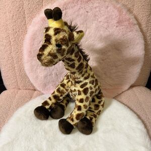Ty TySilk Hightops Giraffe Plush Beanbag, Used Good Condition
